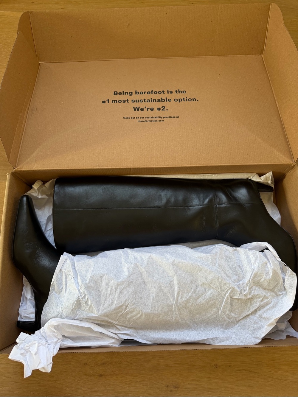 NWT Reformation Remy Knee Boot | New in Box, Never Worn Size 9 - Picture 3 of 4